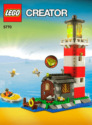 Preview for alternative construction for LEGO® Set 5770-1 - Number 5 BI 3006/64+4 - 5770 V29/39 1/3