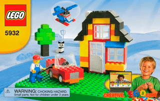 Preview for alternative construction for LEGO® Set 5932-1 - Number 1 BI 3003/16 - 5932 V39