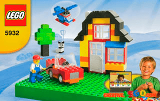 Preview for alternative construction for LEGO® Set 5932-1 - Number 2 BI 3003/16 - 5932 V29