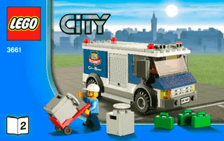 Preview for alternative construction for LEGO® Set 3661-1 - Number 5 BI 3004/56 - 3661 V.29/39 2/3