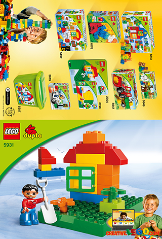 Preview for alternative construction for LEGO® Set 5931-1 - Number 1 BI 2004/ 2 - 5931 V29/39