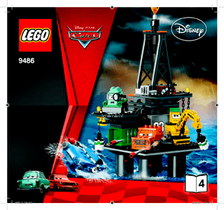 Preview for alternative construction for LEGO® Set 9486-1 - Number 1 BI 3005/56- 9486 4/4 V29/39