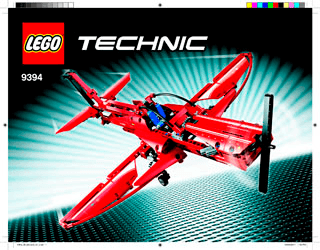 lego technic red plane