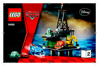 Preview for alternative construction for LEGO® Set 9486-1 - Number 3 BI 3004/28  9486 2/4 V29/39