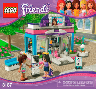 Preview for alternative construction for LEGO® Set 3187-1 - Number 2 BI 3005/60 -3187 V39