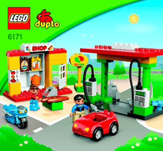 Preview for alternative construction for LEGO® Set 6171-1 - Number 1 BI 3005/12, 6171 V29