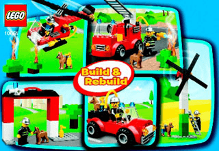 Preview for alternative construction for LEGO® Set 10661-1 - Number 1 BI 3001/24 - 10661 V29