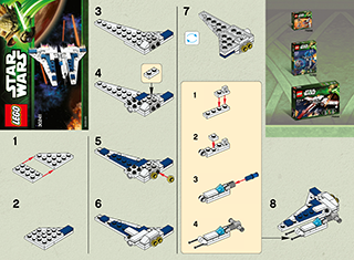 Preview for alternative construction for LEGO® Set 30241-1 - Number 1 BI 2002/ 2 - 30241 V29