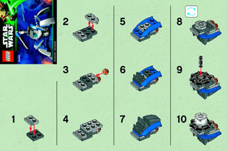 Preview for alternative construction for LEGO® Set 30243-1 - Number 1 BI 2001/ 2 - 30243 V29