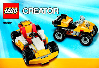 Preview for alternative construction for LEGO® Set 31002-1 - Number 4 BI 3010/72+4*, 31002 V39 2 AF 2