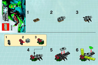 Preview for alternative construction for LEGO® Set 30231-1 - Number 1 BI 2001/ 2 - 30231 V29