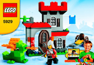 Preview for alternative construction for LEGO® Set 5929-1 - Number 3 BI 3001/24 - 5929 V29