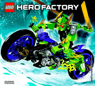 Preview for alternative construction for LEGO® Set 6231-1 - Number 1 BI 3017 / 60 - 65g, 6231 V29