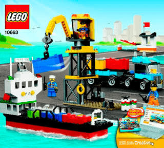 Preview for alternative construction for LEGO® Set 10663-1 - Number 1 BI 3017 / 32 - 65g, 10663 V29