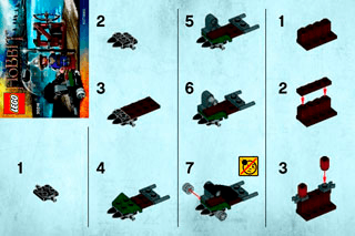 Preview for alternative construction for LEGO® Set 30216-1 - Number 1 BI 2001/ 2 - 30216 V 29