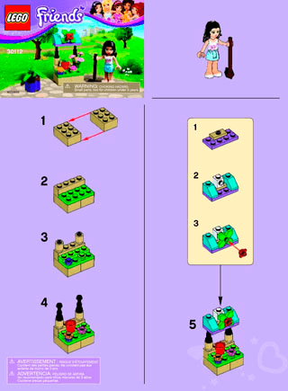 Preview for alternative construction for LEGO® Set 30112-1 - Number 2 BI 2002/ 2 - 30112 V39