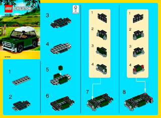 Preview for alternative construction for LEGO® Set 40109-1 - Number 1 BI 2002/ 2 - 40109 V46