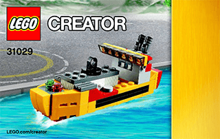 Preview for alternative construction for LEGO® Set 31029-1 - Number 3 BI 3003/24 - 31029 V29 3/3