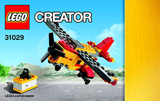 Preview for alternative construction for LEGO® Set 31029-1 - Number 5 BI 3003/28- 31029 V39 2/3