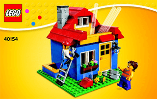 Preview for alternative construction for LEGO® Set 40154-1 - Number 1 BI 3003/36-40154 V46