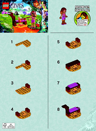 Preview for alternative construction for LEGO® Set 30259-1 - Number 2 BI 2002/ 2 - 30259 V39