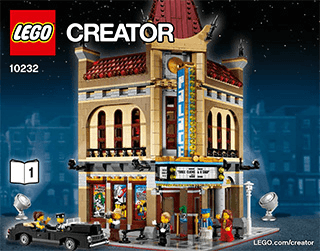 Preview for alternative construction for LEGO® Set 10232-1 - Number 1 BI 3016/56, 10232 1/3 V29