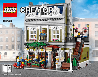 Preview for alternative construction for LEGO® Set 10243-1 - Number 3 BI 3016/48-65G, 10243 2/3 V29