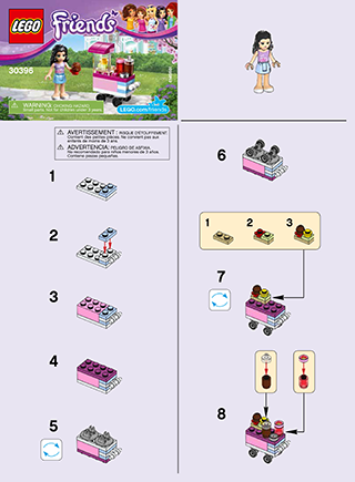 Preview for alternative construction for LEGO® Set 30396-1 - Number 2 BI 2002/ 2 - 30396 V39