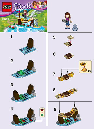 Preview for alternative construction for LEGO® Set 30398-1 - Number 1 BI 2002/ 2 - 30398 V29