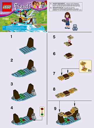 Preview for alternative construction for LEGO® Set 30398-1 - Number 2 BI 2002/ 2 - 30398 V39