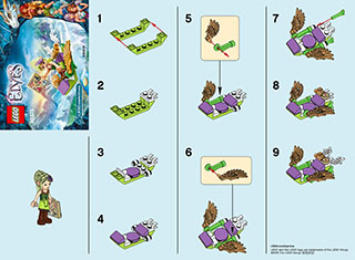 Preview for alternative construction for LEGO® Set 30375-1 - Number 1 BI 2002/ 2, 30375 V29