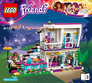LEGO Friends La maison de la Pop Star Livi