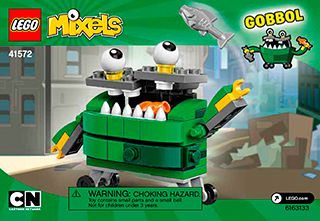 Preview for alternative construction for LEGO® Set 41572-1 - Number 2 BI 3001/24/65g MIXELS 41573 V39