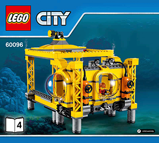 Preview for alternative construction for LEGO® Set 60096-1 - Number 9 BI 3017/64+4,65/115G, 60096 4/5 V29