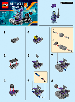 Preview for alternative construction for LEGO® Set 30378-1 - Number 1 BI 2002/ 2, 30378 V29