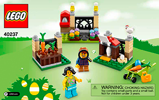 Preview for alternative construction for LEGO® Set 40237-1 - Number 2 BI 3003/32,40237 V39