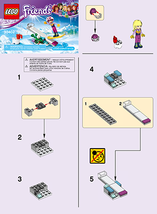 Preview for alternative construction for LEGO® Set 30402-1 - Number 2 BI 2002/ 2, 30402 V39