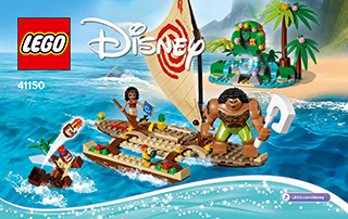 lego disney princess moana's ocean voyage 41150 disney moana toy