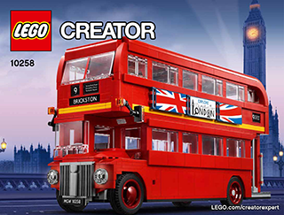 Preview for alternative construction for LEGO® Set 10258-1 - Number 1 BI 3019/172+4/65+200G, 10258 V29