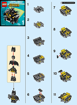 Preview for alternative construction for LEGO® Set 76092-1 - Number 1 BI 2002/2, 76092 1/3 V29