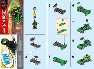 Preview for alternative construction for LEGO® Set 30532-1 - Number 2 BI 2002/ 2, 30532 V39