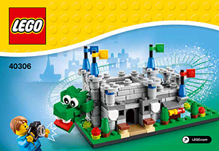 Preview for alternative construction for LEGO® Set 40306-1 - Number 1 BI 3001, 60/65G, 40306 V46