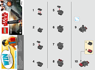 Preview for alternative construction for LEGO® Set 30380-1 - Number 2 BI 2002/ 2 -, 30380 V39