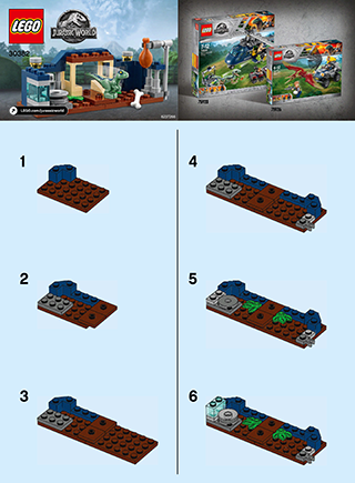 Preview for alternative construction for LEGO® Set 30382-1 - Number 1 BI 2002/ 2 -, 30382 V29