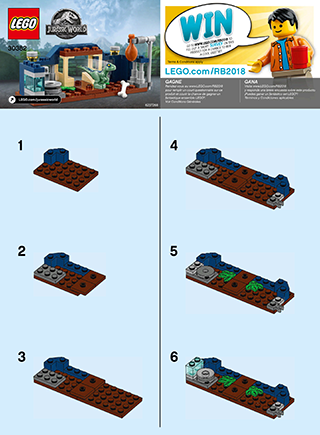 Preview for alternative construction for LEGO® Set 30382-1 - Number 2 BI 2002/ 2 -, 30382 V39