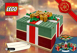 Preview for alternative construction for LEGO® Set 40292-1 - Number 1 BI 3010/80+4*, 40292 V29