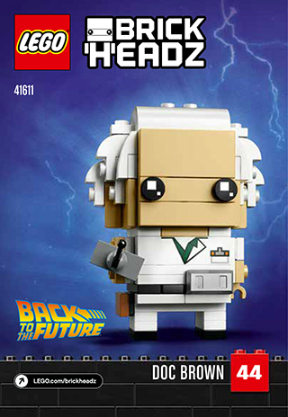 Preview for alternative construction for LEGO® Set 41611-1 - Number 3 BI 3001/36-65G, 41611 2/2 V29