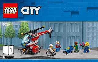 Preview for alternative construction for LEGO® Set 60204-1 - Number 2 BI 3004/48, 60204 1/6 V39