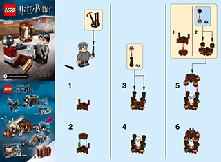 Preview for alternative construction for LEGO® Set 30407-1 - Number 1 BI 2002/ 2 - 30407 V29