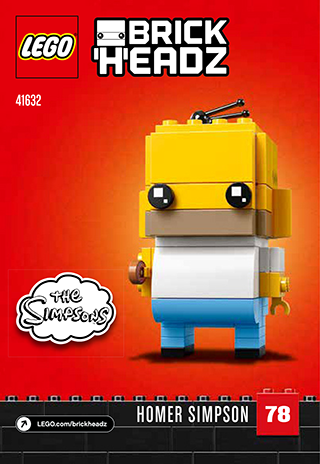 Preview for alternative construction for LEGO® Set 41632-1 - Number 1 BI 3001/28-65G, 41632 1/2 V29